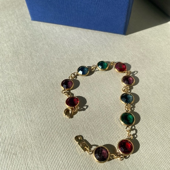 Swarovski multi color crystal bracelet - Picture 10 of 14